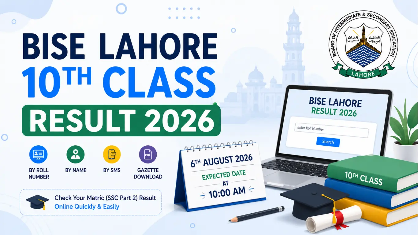 BISE Lahore 10th Class Result 2026