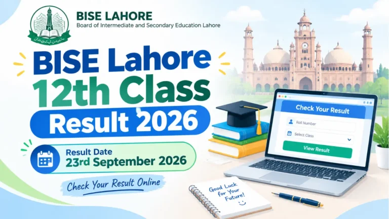 BISE Lahore 12th Class Result 2026